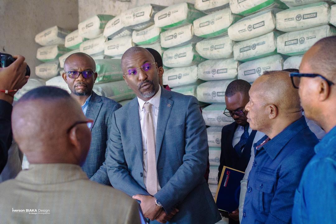 Livraison de ciment à l'USK